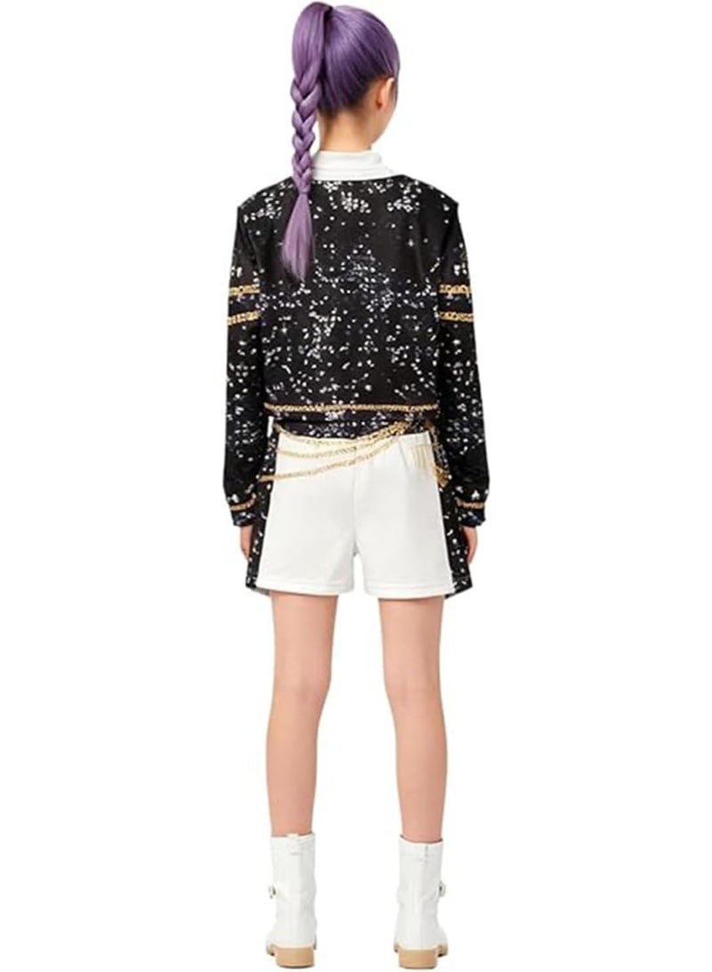 Kids Costumes Cosplay Girls Pop Singers Halloween Party Outfits Anime Christmas Party Carnival Uniform for Kids - Image 3